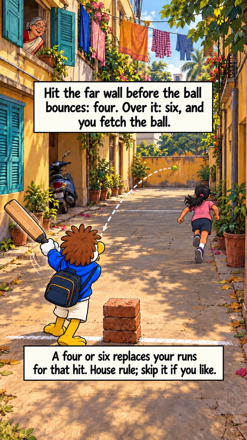 Gully's World of Games, frame 5: Optional boundaries.