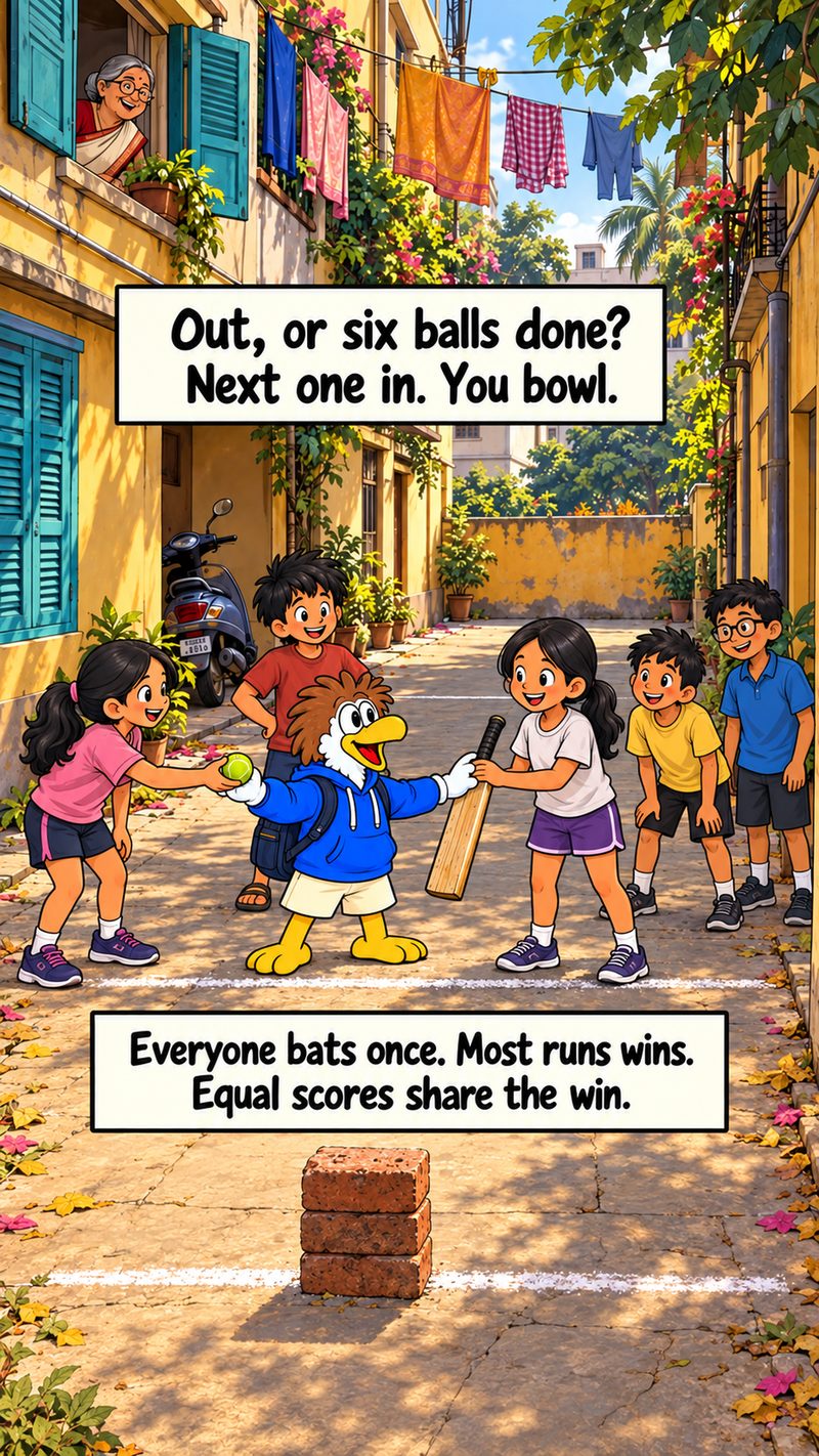 Gully's World of Games, frame 8: Turns and winning.
