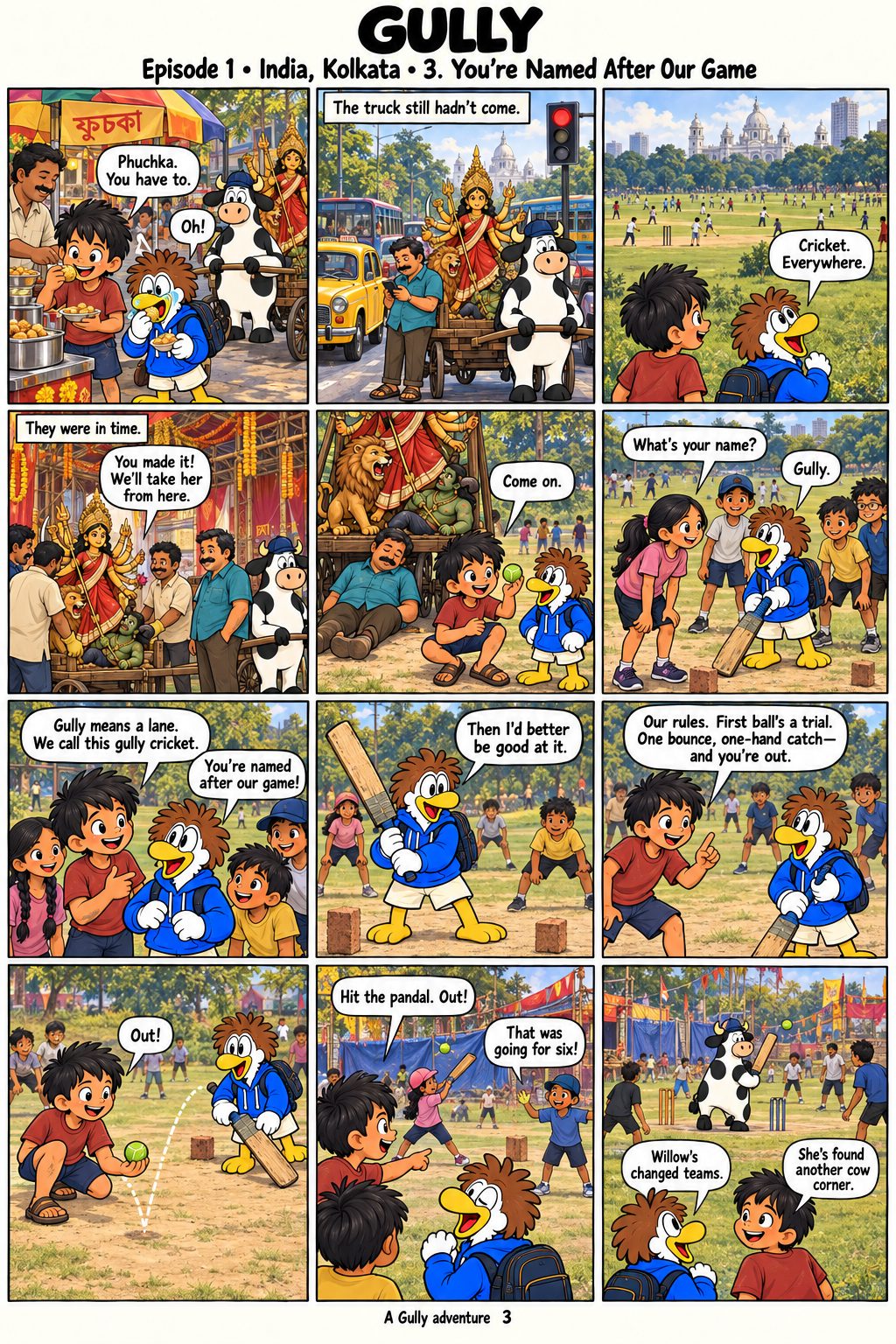 Episode 1, page 3: You're Named After Our Game.