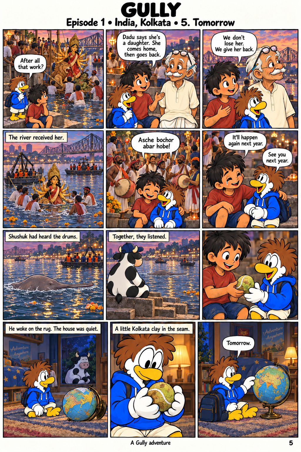 Episode 1, page 5: Tomorrow.